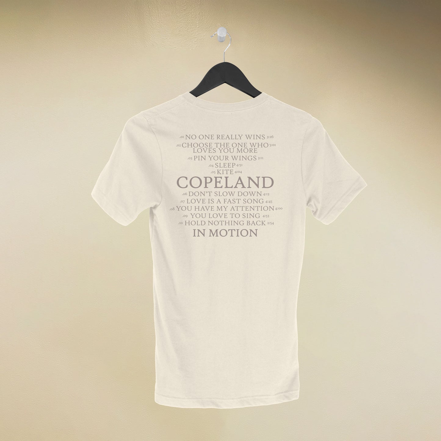 In Motion Tracklist Tee